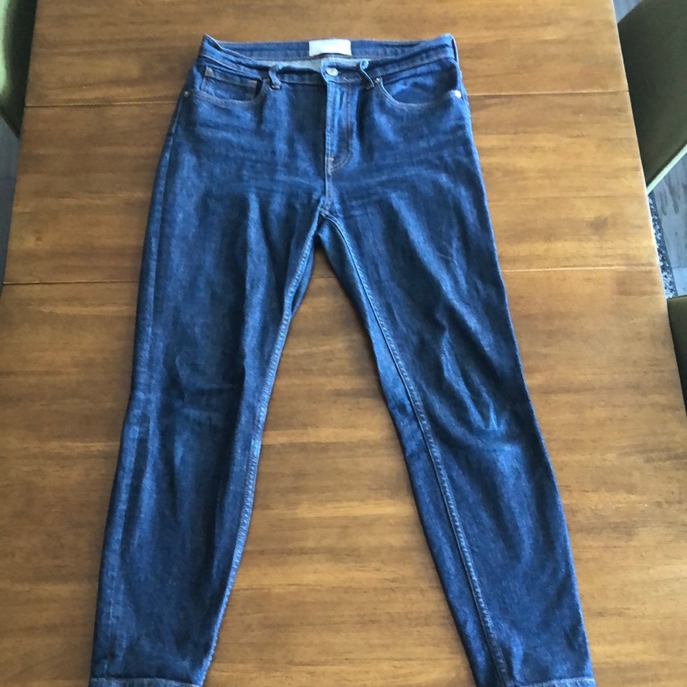 Size 28 Everlane high-rise, straight leg denim